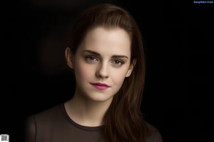 A nude woman sitting on top of a bed.